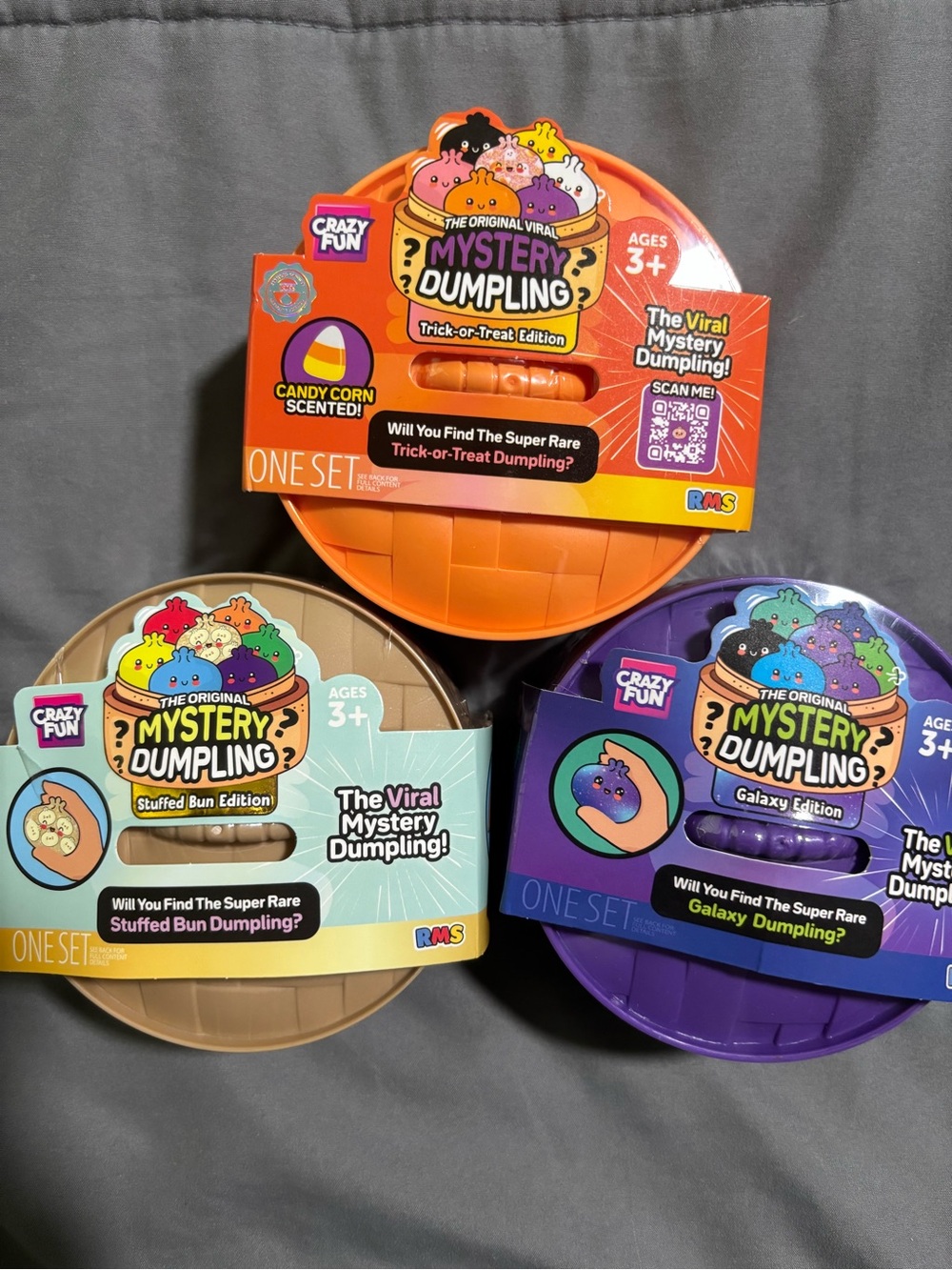 Mystery Dumpling Set - Trick or treat, Galaxy & Stuffed Bun Editions🔥🔥